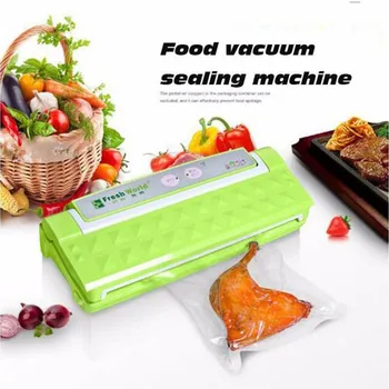 Бытовой вакуумный упаковщик пищевых продуктов Многофункциональная машина для запайки вакуумной пленки Полностью автоматическая