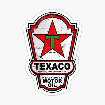 Texaco Oil Сверхмощный Винтажный Знак 5 шт. Автомобильные Наклейки для Фоновой Печати Багаж Автомобиля На Стену Милые Забавные Бутылки с Водой