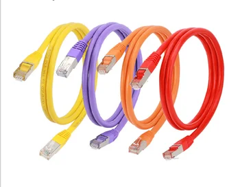 R2268 шесть сетевых кабелей домашняя сверхтонкая высокоскоростная сеть cat6 gigabit 5G широкополосная компьютерная маршрутизация соединительная перемычка