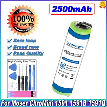 Аккумулятор LOSONCOER 2500 мАч для Moser ChroMini 1591, ChroMini 1591B, ChroMini 1591Q, Easy Style 1881 1852-7531