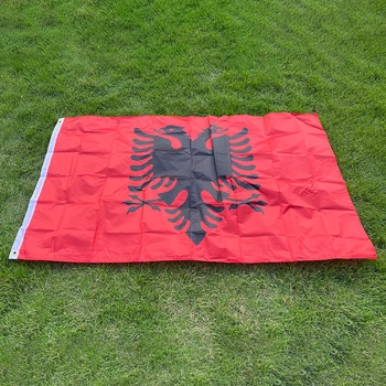флаг aerlxemrbrae er Флаг Албании 3x5 футов Флаг Албании 90x150 см Национальный флаг Албании