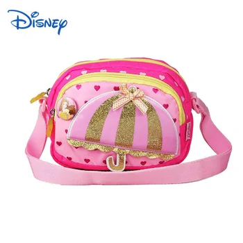 Детская сумка Принцессы Диснея, сумка-мессенджер для девочек, Розовая легкая детская сумка для девочек, детская сумка-книжка, уличные детские сумки
