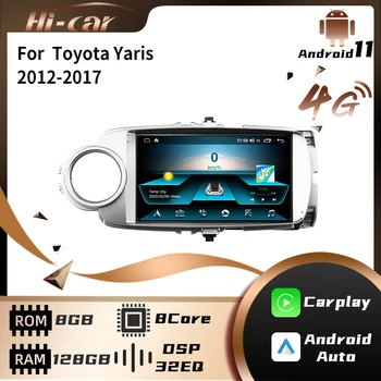 Автомобильная стереосистема 2 Din Android для Toyota Yaris 2012-2017 Автомобильный радиоприемник Мультимедийный плеер WiFi FM GPS Навигация с рамным головным устройством