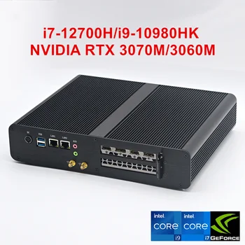 12-й Игровой Мини-ПК Intel i7 12700H i9 10980HK NVIDIA RTX 3070M 8G 3060M 12G DDR5 DDR4 NVMe Windows 11 Игровой Мини-компьютер WiFi6