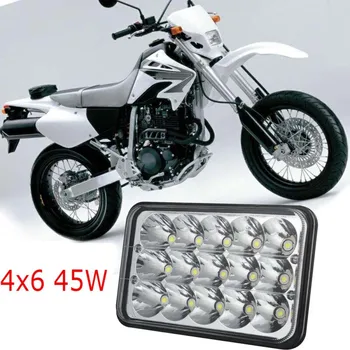 1шт 4x6In светодиодный Проектор Hi/Lo с Герметичным Лучом Фары Водонепроницаемый Аксессуар Для Мотоцикла Suzuki DRZ400SM DRZ400S