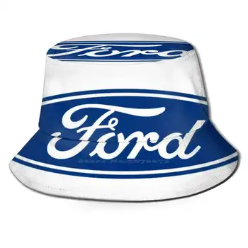Логотип-эмблема унисекс, модные женские мужские дышащие шляпы-ведра, автомобильные логотипы, быстрые автомобили, американские автомобили, мускулкары