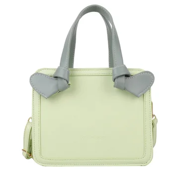 Классическая повседневная винтажная женская сумка из искусственной кожи с ручкой, высококачественная однотонная сумка, женская сумка через плечо, сумки через плечо
