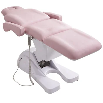 Белый стационарный таиландский стол, весло для физиотерапии, электрический подъемник для баночного лечения, кровать из нефритового камня, массажный термальный