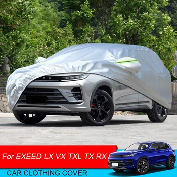 Для EXEED LX RX TX TXL VX 2019-Настоящее время Полное Автомобильное Покрытие От Дождя, Мороза, Снега, Пыли, Водонепроницаемая Защитная крышка, Внешние аксессуары для Авто