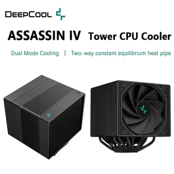 DEEPCOOL ASSASSIN IV 7 тепловых труб Башенный охладитель воздуха, Двухрежимное рассеивание тепла, Поддержка полного исключения использования памяти INTEL LGA17XX AM5