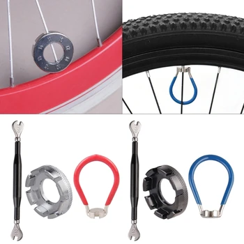 Набор инструментов со Спицами из 3 частей для горных и Дорожных Велосипедов Правильный Инструмент для Ремонта велосипеда D5QD