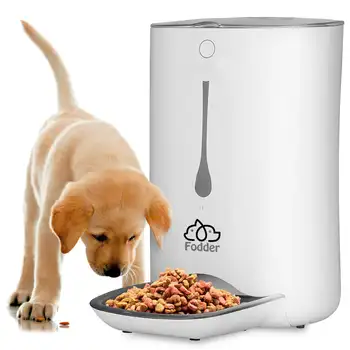 SLAPF30 - Интеллектуальный Автоматический Дозатор корма для кошек и собак - Цифровая Кормушка для домашних животных с воспроизведением голосовых сообщений