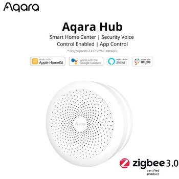 2021 Aqara M1S Hub Gateway RGB Светодиодный Ночник Умный Дом Zigbee 3.0 Работает с приложением Apple Homekit Mi Home Mijia