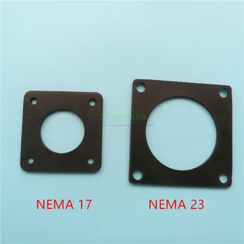 2шт Антивибрационный резиновый демпфер вместо пробки NEMA 17/23 Амортизатор шагового двигателя толщиной 2 мм для 3D принтера с ЧПУ