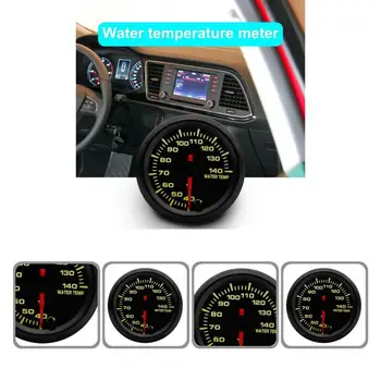 Измеритель температуры воды 52 мм автомобильный манометр черный Прочный практичный светодиодный измеритель температуры воды