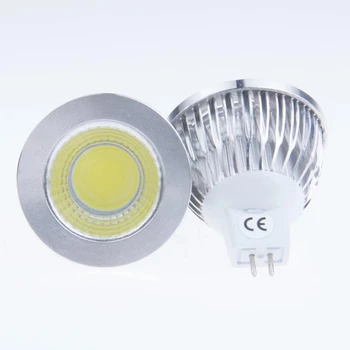 Новая высокомощная светодиодная лампа MR16 GU5.3 shock 6W 9W 12W с регулируемой яркостью прожектор теплый холодный белый MR 16 12V лампа GU 5.3 220V