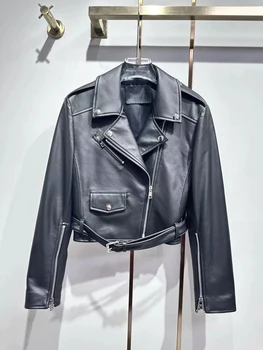 Высококачественная Куртка Женская 2023, Подиумная Мода, Женское пальто на пуговицах с Длинным рукавом