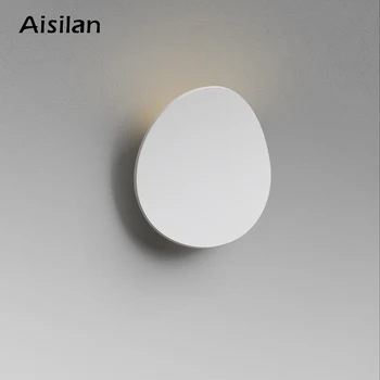 Aisilan LED IP65 Водонепроницаемый Настенный светильник 5 Вт Скандинавский Минималистичный Прикроватный Теплый Белый Свет для спальни, гостиной, крыльца, Декоративный