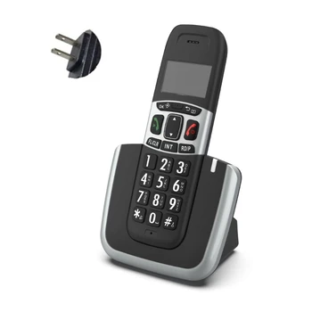 Настольный телефон D1004 с дисплеем вызывающего абонента Стационарный настольный телефон Многоязычный