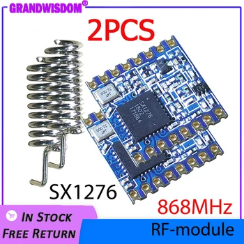 Grandwisdom 868 МГц сверхнизкая мощность RF LoRa модуль SX1276 чип дальней связи Приемник Передатчик SPI IOT антенна