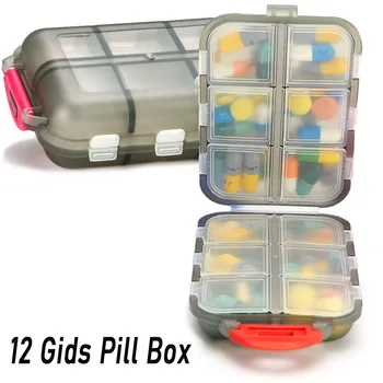 Новая удобная для Путешествий коробочка для лекарств дозатор таблеток Органайзер для таблеток Чехол для таблеток Контейнер Разделитель лекарств Коробки для лекарств