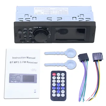 Автомобильный стереозвук 1 DIN Automotivo Bluetooth с USB-картой USB/SD/AUX В Тире, Авторадио FM, MP3-плеер, Тип ПК: -M2
