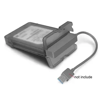 Корпуса жесткого диска USB 3.0 SATA III Защищают чехол Водонепроницаемый пылезащитный противоударный Безопасная замена 2,5-дюймового жесткого диска SSD