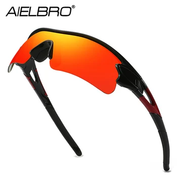 AIELBRO Велосипедные солнцезащитные очки для Мужчин Поляризованные 2023 Новые Мужские солнцезащитные очки Поляризованные Велосипедные очки Солнцезащитные очки для Мужчин Высокого качества
