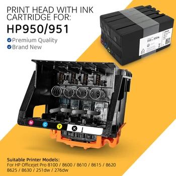 Для HP 950 951 950XL 951XL Печатающая головка С Установочными Картриджами Печатающая головка Для HP 8100 8600 8610 8615 8620 8625 8630 251dw 276dw