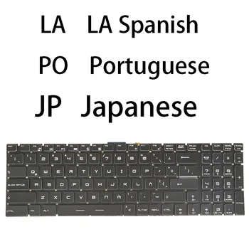 LA Испанская Португальская Итальянская Японская клавиатура Для MSI WT72 2OK 2OL 2OM 6QI 6QJ 6QK 6QL 6QM 6QN, GS73VR 6RF Stealth Pro С подсветкой