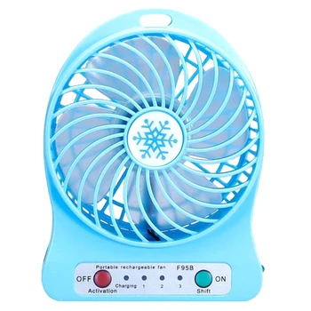 Портативный Перезаряжаемый мини-вентилятор Воздушный охладитель Мини-настольный вентилятор USB-Охлаждающие Перезаряжаемые ручные вентиляторы