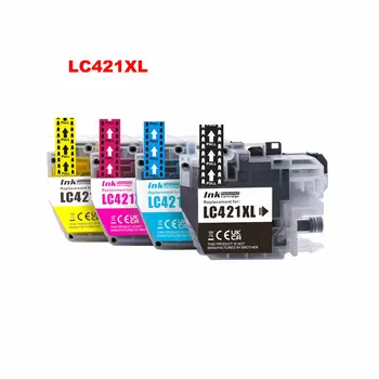 Новый Совместимый Чернильный картридж LC421 LC421XL Для принтера Brother LC421 LC421XL DCP-J1050DW DCP-J1140DW MFC-J1010DW