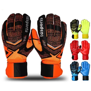 Детский футбольный вратарь Fdsport размер 5 ~ 10, Специальные игровые латексные протекторы для взрослых, футбольные перчатки для защиты пальцев