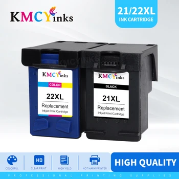 Совместимый Чернильный картридж KMCYinks 21 22 XL Для HP 21XL Подходит для принтера HP DeskJet D2320 D2330 D2345 D2360 D2430 D2445 D2460