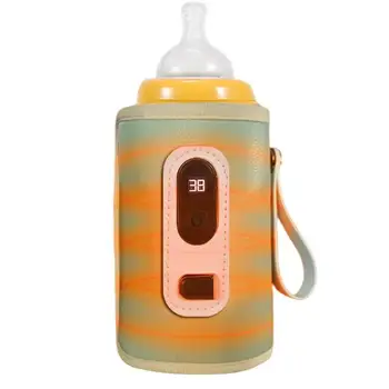 Подогреватель бутылочек для детского молока, USB Портативная сумка для подогрева бутылочек, Автомобильная грелка для воды, сумка для подогрева бутылочек Дома или в путешествии