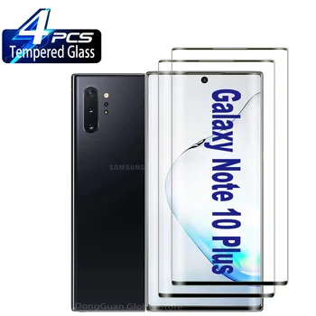 2/4 шт. Изогнутое Закаленное Стекло Для Samsung Galaxy Note 10 20 Ultra S10 S20 S22 S23 S21 Plus Ultra Защитное Стекло для экрана