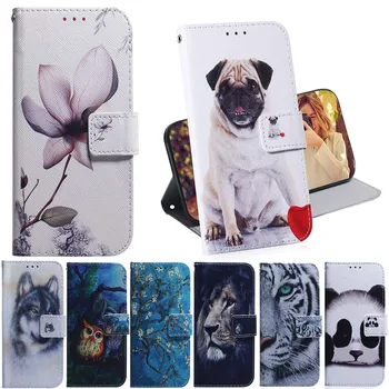 Флип-чехол-бумажник с Животным Рисунком Для Sony Xperia 10 Plus 1 IV 5 III 10 iii L3 L4 Ace 3, Чехол Для телефона iPhone X XR XS Max 7 8 6