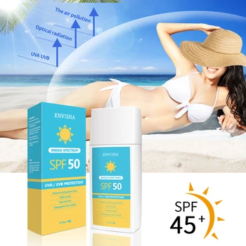 Солнцезащитный крем для тела ENVISHA, защита для ухода за кожей, Лосьон для изоляции лица, Увлажняющий крем, Отбеливающий, Анти-УФ, Красота, здоровье