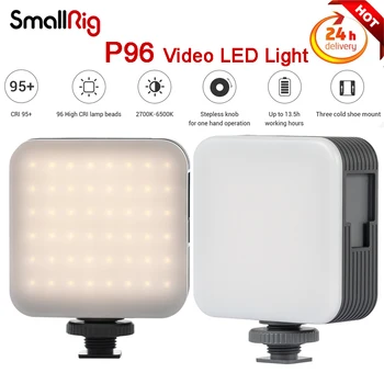 SmallRig P96 LED Video Light Мини Светодиодные Фонари Для Камеры 2200mAh 6500k Zoom Фото Видео Освещение для Заполняющего света Youtube Tiktok 3286B