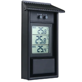 Цифровой Максимальный минимальный термометр Водонепроницаемый термометр для внутреннего наружного холодильника