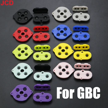 JCD 1 комплект Резиновых Проводящих Кнопок A-B d-pad Для Game Boy Цветная Оболочка GBC Корпус Силиконовая Клавиатура Для Выбора запуска