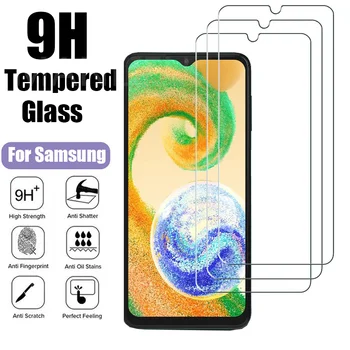 1-3 Упаковки пленки из закаленного стекла 9H для Samsung Galaxy A04s A04e A04 Core с защитой от царапин, Без пузырьков, Ультра-прозрачная