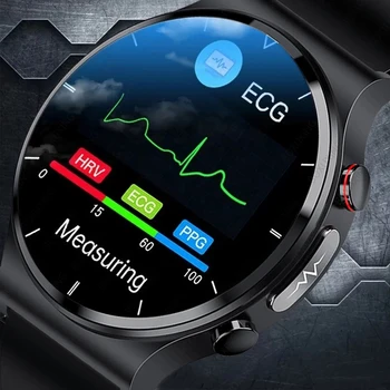 Новые Смарт-Часы Для Здоровья ECG + PPG, Мужские Смарт-часы для Измерения сердечного ритма, Артериального Давления, Фитнес-Трекер IP68, Водонепроницаемые Смарт-Часы Для Android IOS Телефона