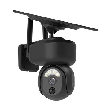 HD 8MP 4K 5MP 360 Wifi IP-камера, Система видеонаблюдения на Солнечной энергии, Умный дом, система видеонаблюдения с зумом, Беспроводная мини-купольная камера