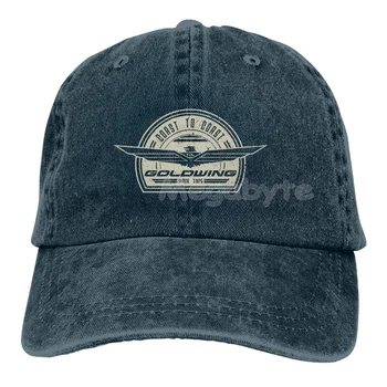 Дизайн One Nation Goldwing Ретро Спортивная крутая джинсовая шапка для взрослых с уличной повседневной спортивной кепкой Черного цвета