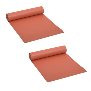 2шт 45,7 см x 53,3 М Розовый рулон крафт-мясницкой бумаги Пищевая персиковая оберточная бумага для копчения мяса всех сортов