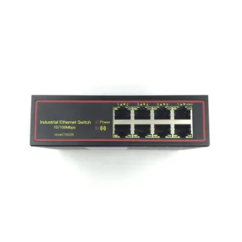 Промышленные коммутаторы Ethernet 5 В-58 В с 8 портами 10/100 М на DIN-рейке без управления