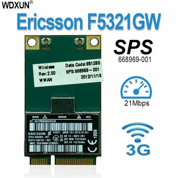 hs2350 Ericsson F5321GW F5321 HSPA + 3G UMTS WWAN A-GPS Mini PCIe Modul NEU H4X00AA 668969-001