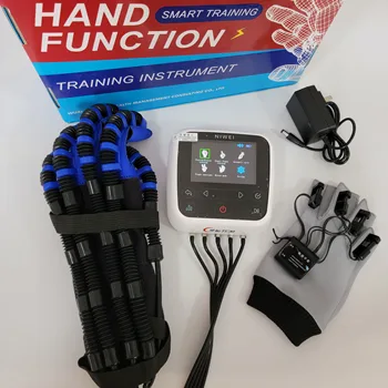 Восстановление запястий и пальцев Мощная ручная роботизированная перчатка, Реабилитационное оборудование для восстановления нервов при инсульте, гемиплегии, стимулированном стимуляцией
