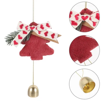 Подарочные украшения Рождественский колокольчик Бытовой подвесной утюг Дерево для домашнего декора